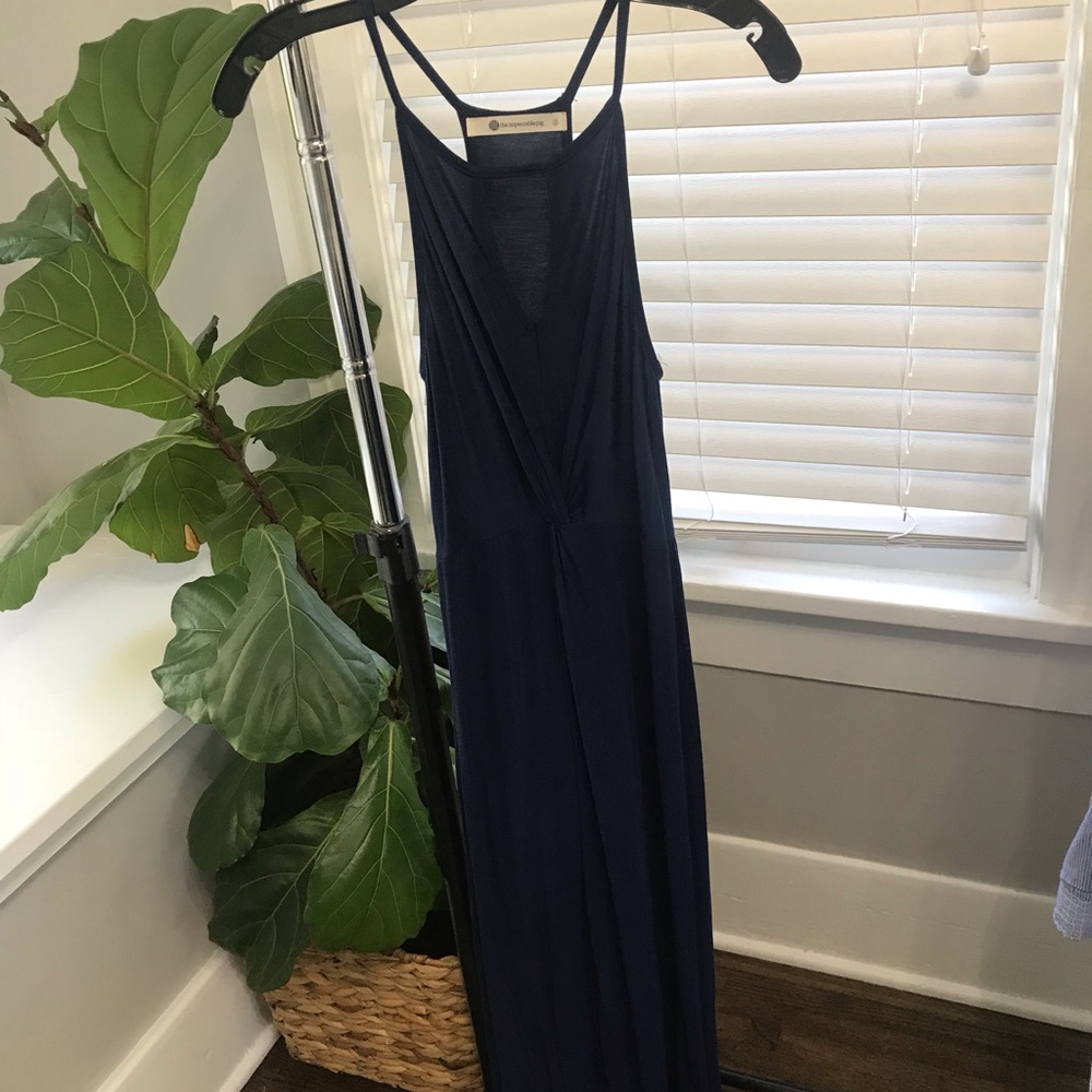 Deep Blue Maxi Dress